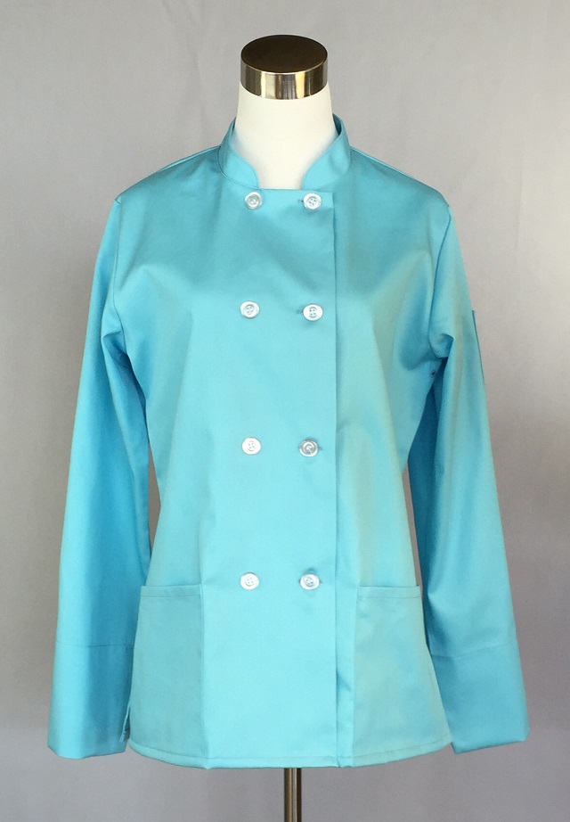 Teal deals chef coat